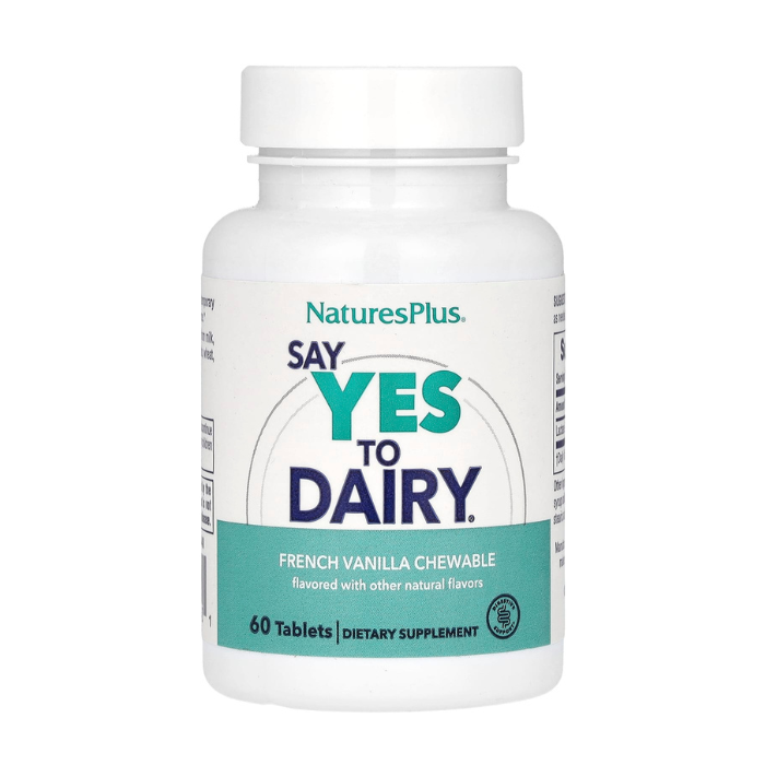 Natures Plus Say Yes To Dairy Natural Lactose Enzyme - 50 Chewable Tablets Natures Plus