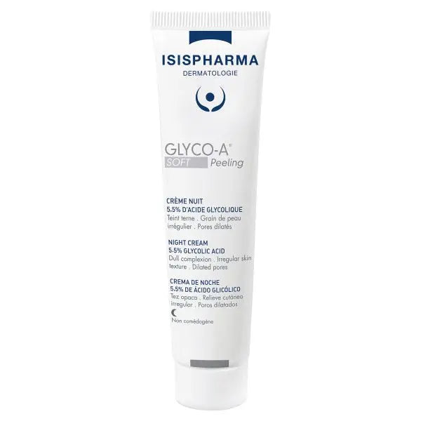 ISIS Glyco-A Soft Peeling Night Cream 5.5% Glycolic Acid 30ml ISISPharma