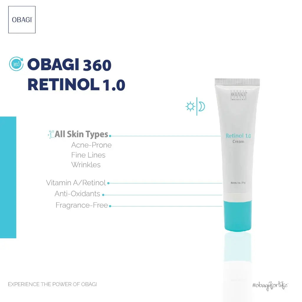 Obagi 360 Retinol 1.0% 28 g For Fine Lines & Wrinkles 28g Obagi