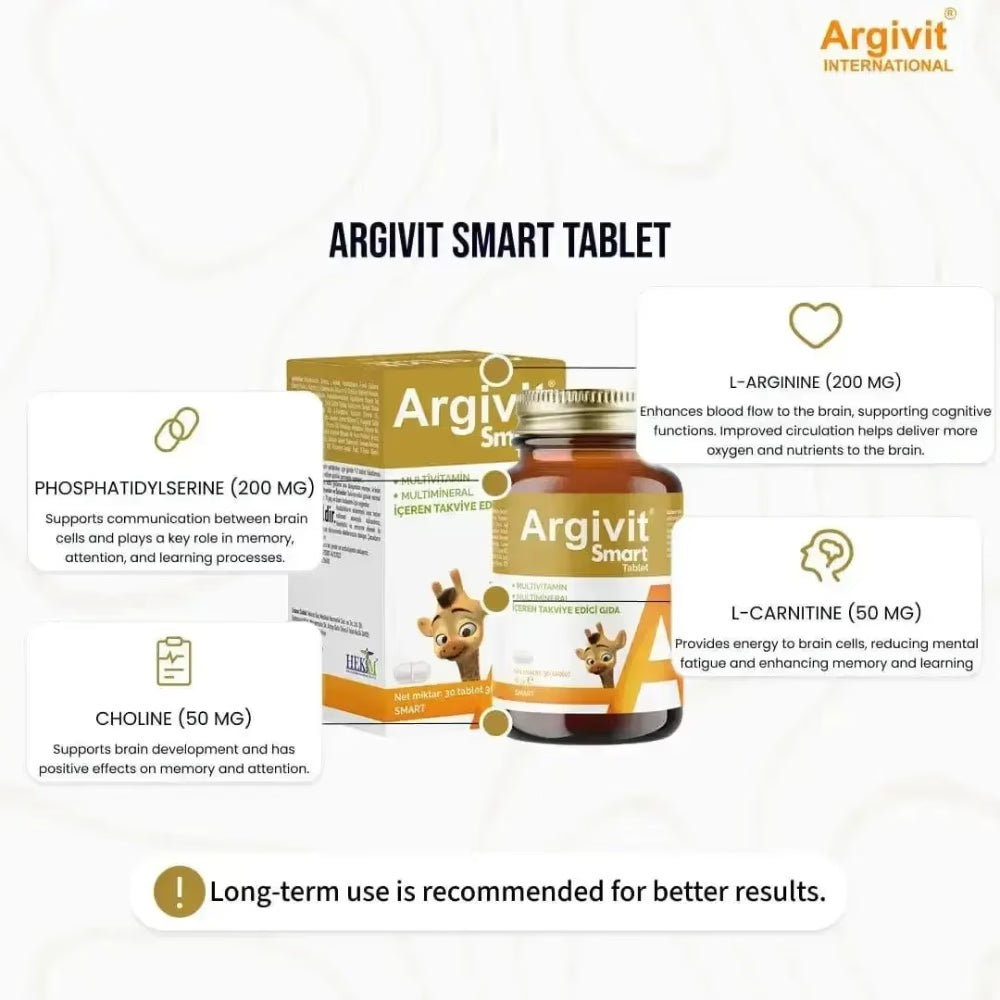 Argivit Smart - 30 Tablets Argivit