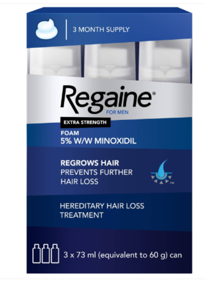 Regaine Regaine For Men 5% Hair Regrowth Foam 73ml - 3 Pack - Image 5