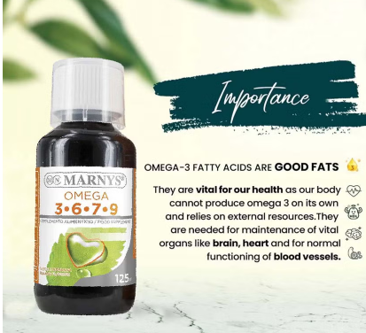 Marnys Marnys Omega 3-6-7-9 Liquid 125 mL - Image 3