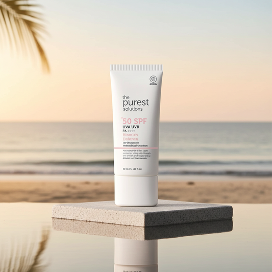 The Purest Solutions Blemish Defense Sunscreen With SPF 50+ & PA++++ 50ml The Purest Solutions