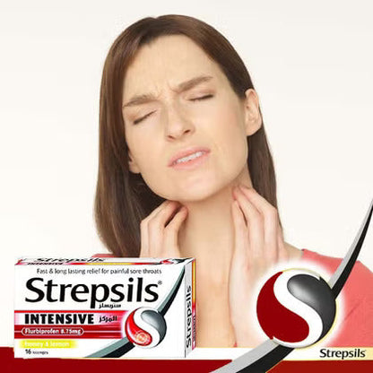 Strepsils Intensive Honey & Lemon Lozenges 16's Strepsils