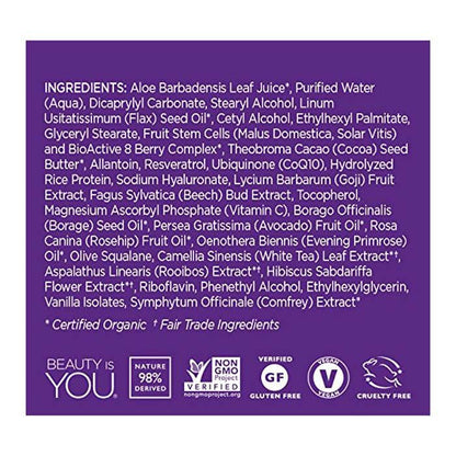 Andalou Naturals Resveratrol Q10 Night Repair Cream - 50 ml Andalou Naturals