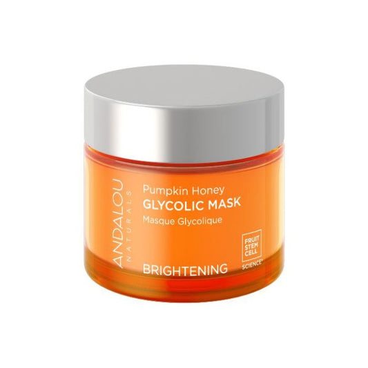 Andalou Naturals Brightening Pumpkin Honey Glycolic, Exfoliating and Radiance-Boosting Face Mask - 50ml Andalou Naturals