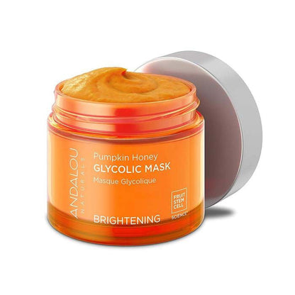 Andalou Naturals Brightening Pumpkin Honey Glycolic, Exfoliating and Radiance-Boosting Face Mask - 50ml Andalou Naturals