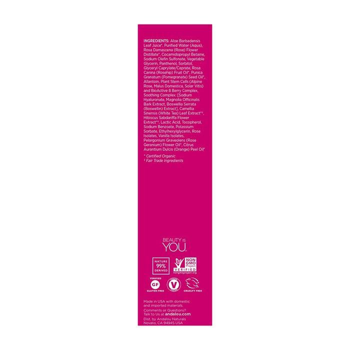 Andalou Naturals 1000 Roses Cleansing Foam - 163 ml Andalou Naturals