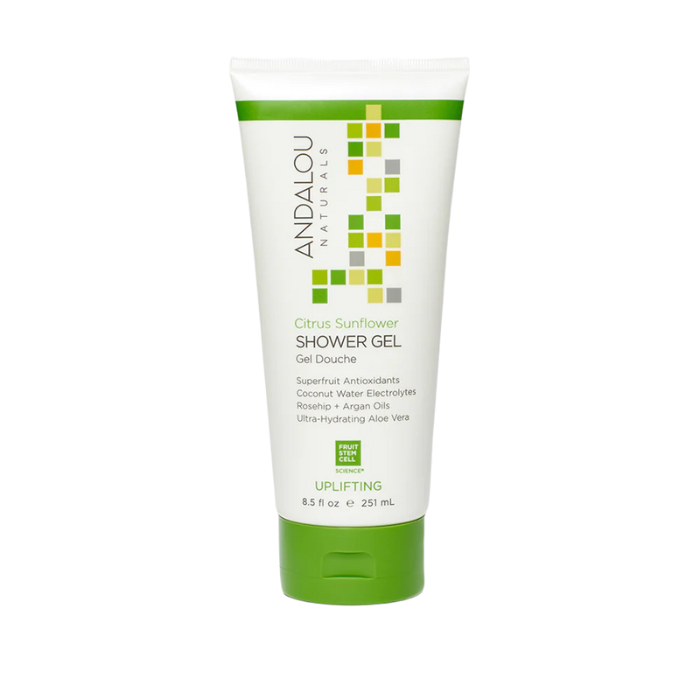 Andalou Naturals Citrus Verbena Uplifting Shower Gel, Energizing, - 251 ml Andalou Naturals