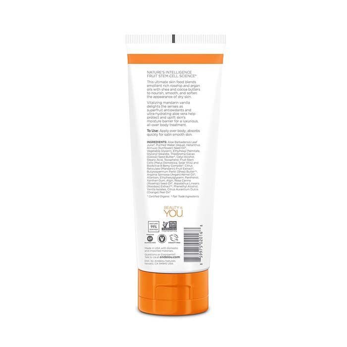 Andalou Naturals Mandarin Vanilla Body Lotion - 236ml Andalou Naturals