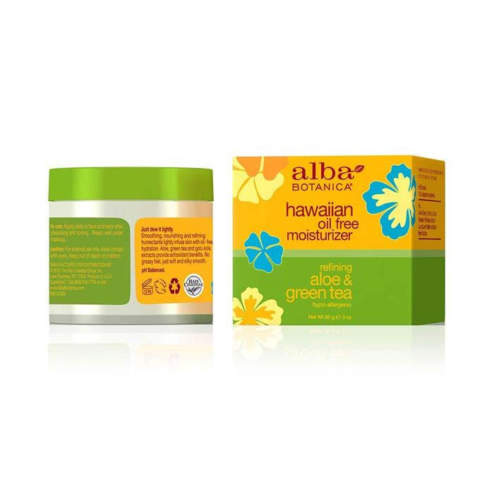 Alba Hawaiian Aloe - Green Tea Oil-Free Moisturizer 3 Oz/ 85 g Alba