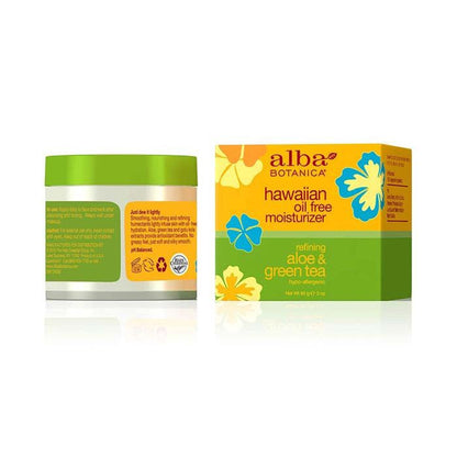 Alba Hawaiian Aloe - Green Tea Oil-Free Moisturizer 3 Oz/ 85 g Alba