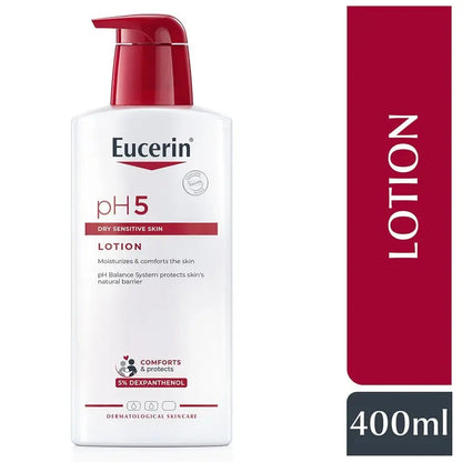 Eucerin pH5 Skin Protection Moisturizing Body Lotion For Allergy-prone, Dry & Sensitive Skin 400ml Eucerin