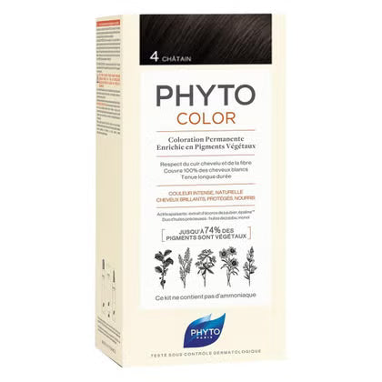Phyto Phytocolor Permanent Hair Color - 4 Brown Phyto