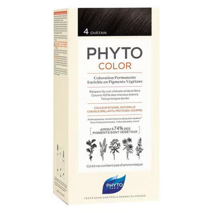Phyto Phytocolor Permanent Hair Color - 4 Brown Phyto