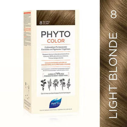 Phyto PhytoColor Permanent Hair Color Cream - 8 Light Blonde Phyto