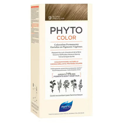 Phyto Phytocolor Permanent Hair Color - 9 Very Light Blonde Phyto