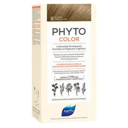 Phyto Phytocolor Permanent Hair Color - 9 Very Light Blonde Phyto