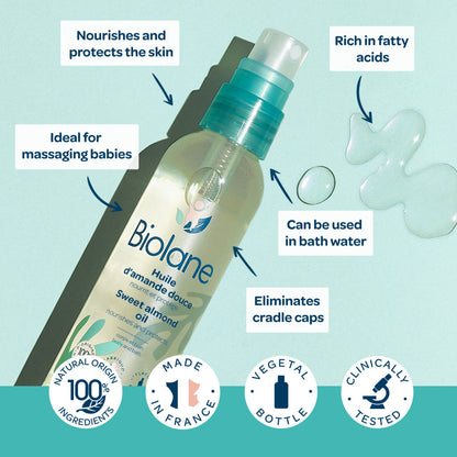 Biolane Sweet Almond Oil Spray 75ml Biolane