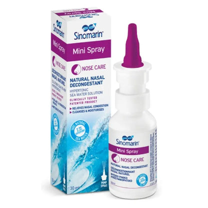 Sinomarin Natural Nasal Decongestant Mini Hypertonic Nasal Spray 30ml Sinomarin