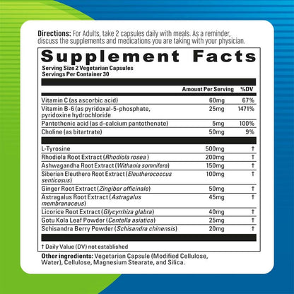 Blueberry Naturals Re-Sync Vegetarian Capsules 60's B0326 Blueberry Naturals