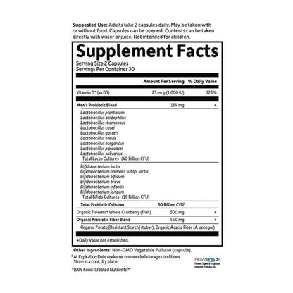 Garden of Life Dr. Formulated Probiotics Prostate+ Cool - 60 Capsules Garden of Life