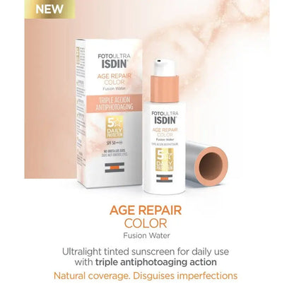 Isdin Foto Ultra Age Repair Color SPF50 Fusion Water 50 mL Isdin