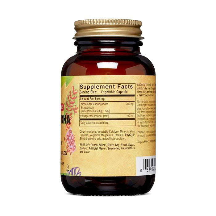 Solgar Ashwagandha Root Extract Vegicaps 60's Solgar