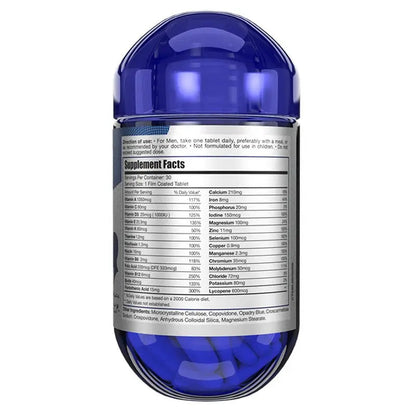 Eva Pharma Limitless Man Max Multivitamins & Minerals Supplement Tablets, Pack of 30's Eva Pharma