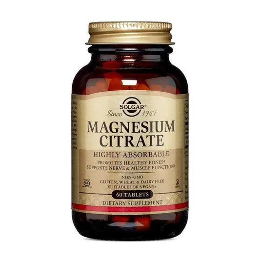 Solgar Magnesium Citrate Tablet 60's Solgar