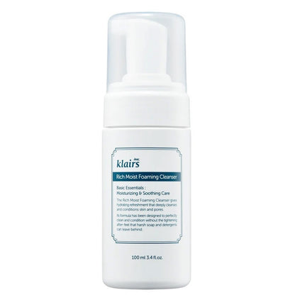 Dear Klairs Rich Moist Moisturizing and Soothing Foaming Facial Cleanser 100ml Dear Klairs