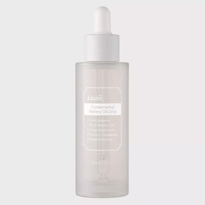 Dear Klairs Fundamental Deep Hydration Watery Oil Drop Serum With Antioxidants 50ml Dear Klairs