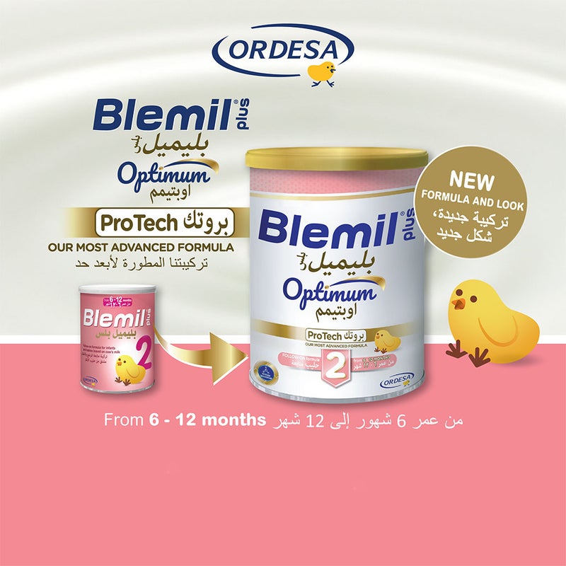 Blemil Plus Optimum Protech Stage 2 Infant Milk Formula For 6 To 12 Months 400g Blemil