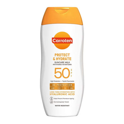 Carroten Protect & Hydrate Suncare SPF50 Body Milk With Hyaluronic Acid 200ml Carroten
