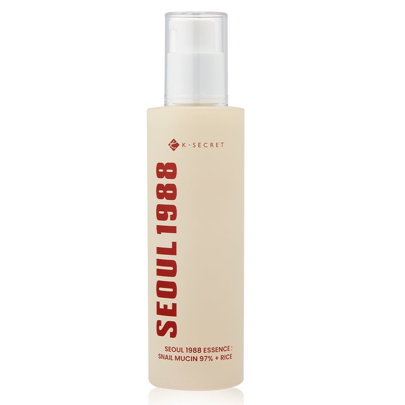 K-Secret Seoul 1988 Essence With Snail Mucin 97% + Rice For Intense Hydration 100ml K-Secret