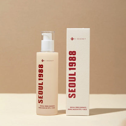 K-Secret Seoul 1988 Essence With Snail Mucin 97% + Rice For Intense Hydration 100ml K-Secret