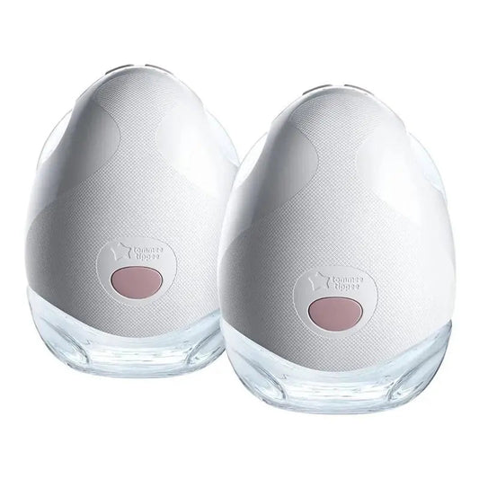 Tommee Tippee Made For Me In-Bra Wearable Electric Breast Pump Double- White/Pink Tommee Tippee