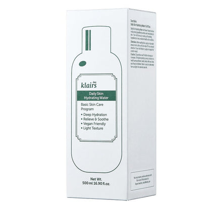 Dear Klairs Daily Skin Hydrating Water With Green Tea For Face & Body 500ml Dear Klairs
