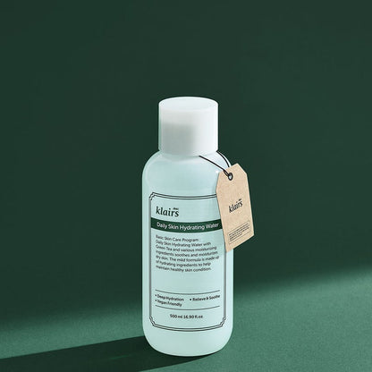Dear Klairs Daily Skin Hydrating Water With Green Tea For Face & Body 500ml Dear Klairs
