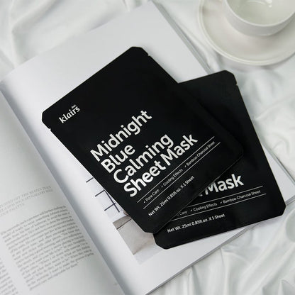 Dear Klairs Midnight Blue Calming Face Sheet Mask 25ml Dear Klairs