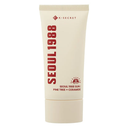 K-Secret Seoul 1988 With Pine Tree + Ceramide SPF50+ & PA++++ Sunscreen 50ml K-Secret