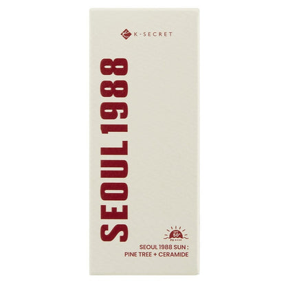 K-Secret Seoul 1988 With Pine Tree + Ceramide SPF50+ & PA++++ Sunscreen 50ml K-Secret