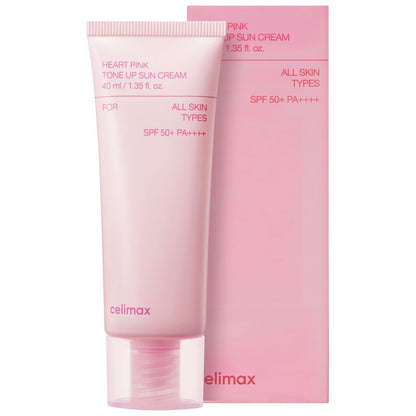 Celimax Heart Pink Tone Up SPF50+ PA++++ Sun Cream 40ml Celimax
