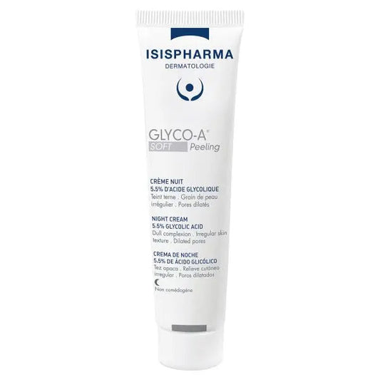 ISIS Glyco-A Soft Peeling Night Cream 5.5% Glycolic Acid 30ml ISISPharma