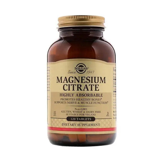 Solgar Magnesium Citrate 120 Tablets Solgar