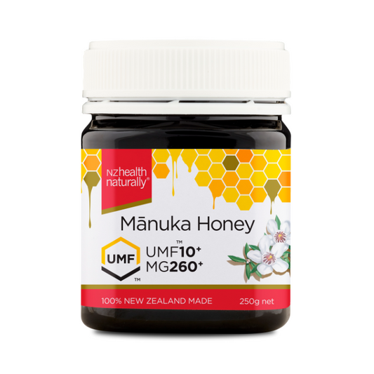 NZ Health UMF 10+ Manuka Honey Immunity, Digestion & Natural Wellness Boost – 250g NZ Health
