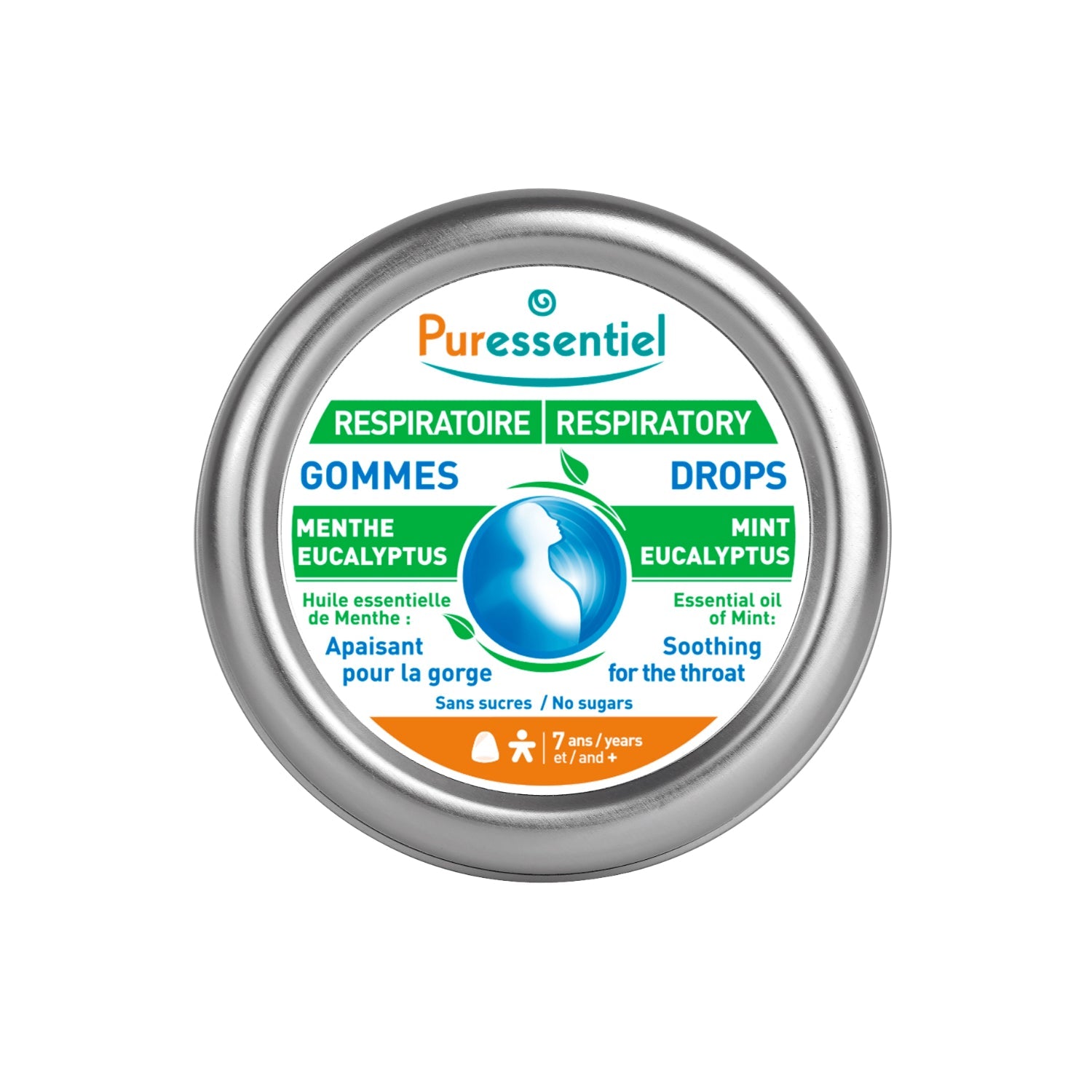 Puressentiel Respiratory Throat Drops Mint & Eucalyptus 20's Puressentiel