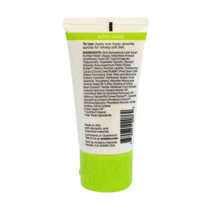 Andalou Naturals Kukui Cocoa Nourishing Body Butter - 50ml Andalou Naturals