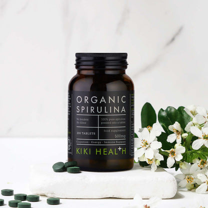 KIKI Health Organic Spirulina - 200 Tablets KIKI Health