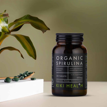 KIKI Health Organic Spirulina - 200 Tablets KIKI Health